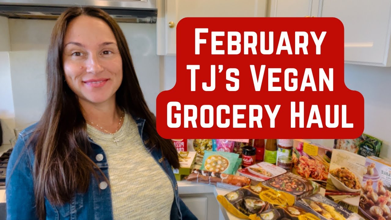 “Frozen Meals February” Vegan Trader Joe’s Grocery Haul Challenge #traderjoes #veganfood