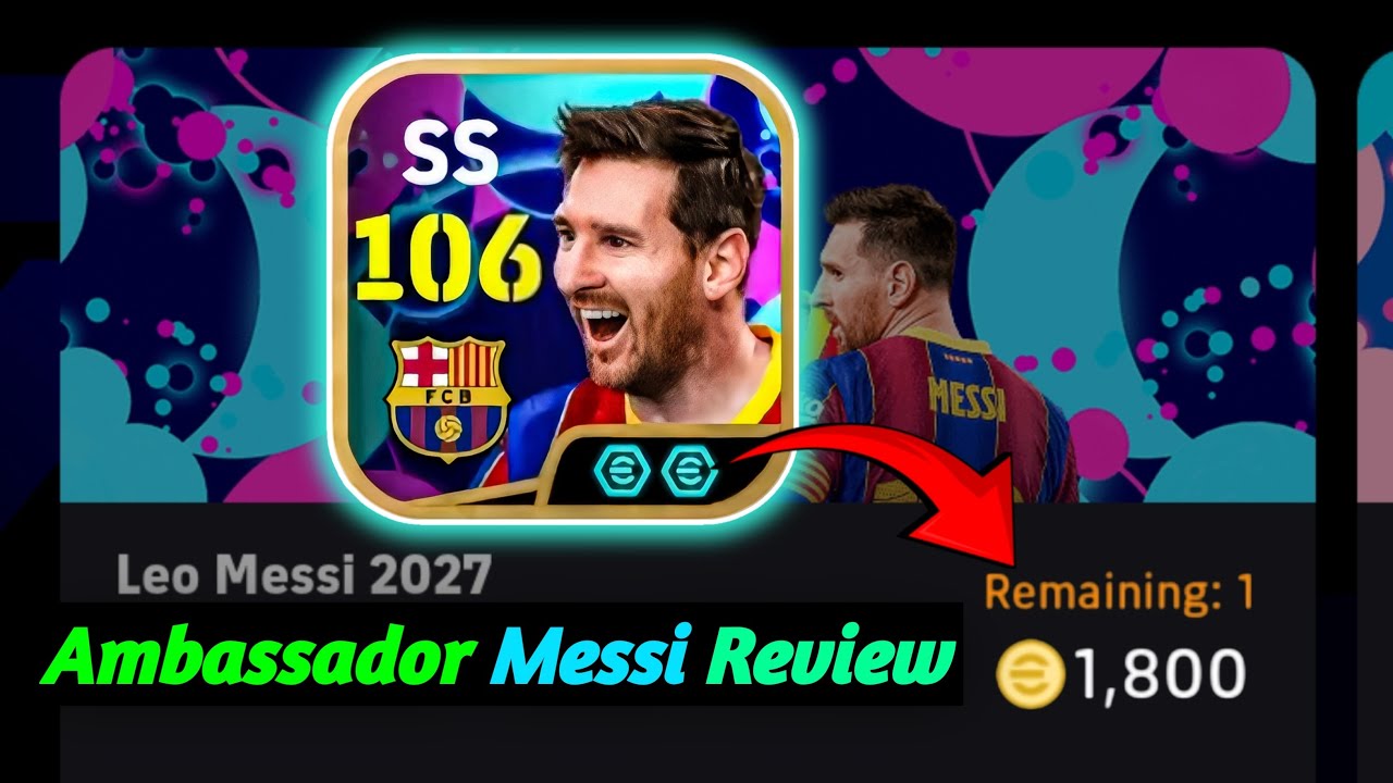 Обзор Messi из набора Ambassador! Стоит ли тратить 1800 монет или лучше пропустить?