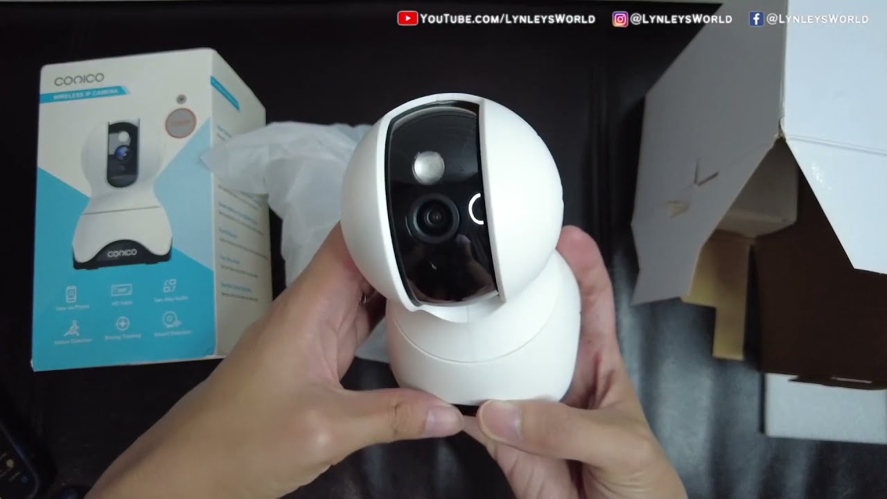CONICO Indoor Camera HD 1080p (Alexa) Unboxing & Setup 2021 By Lynley's World