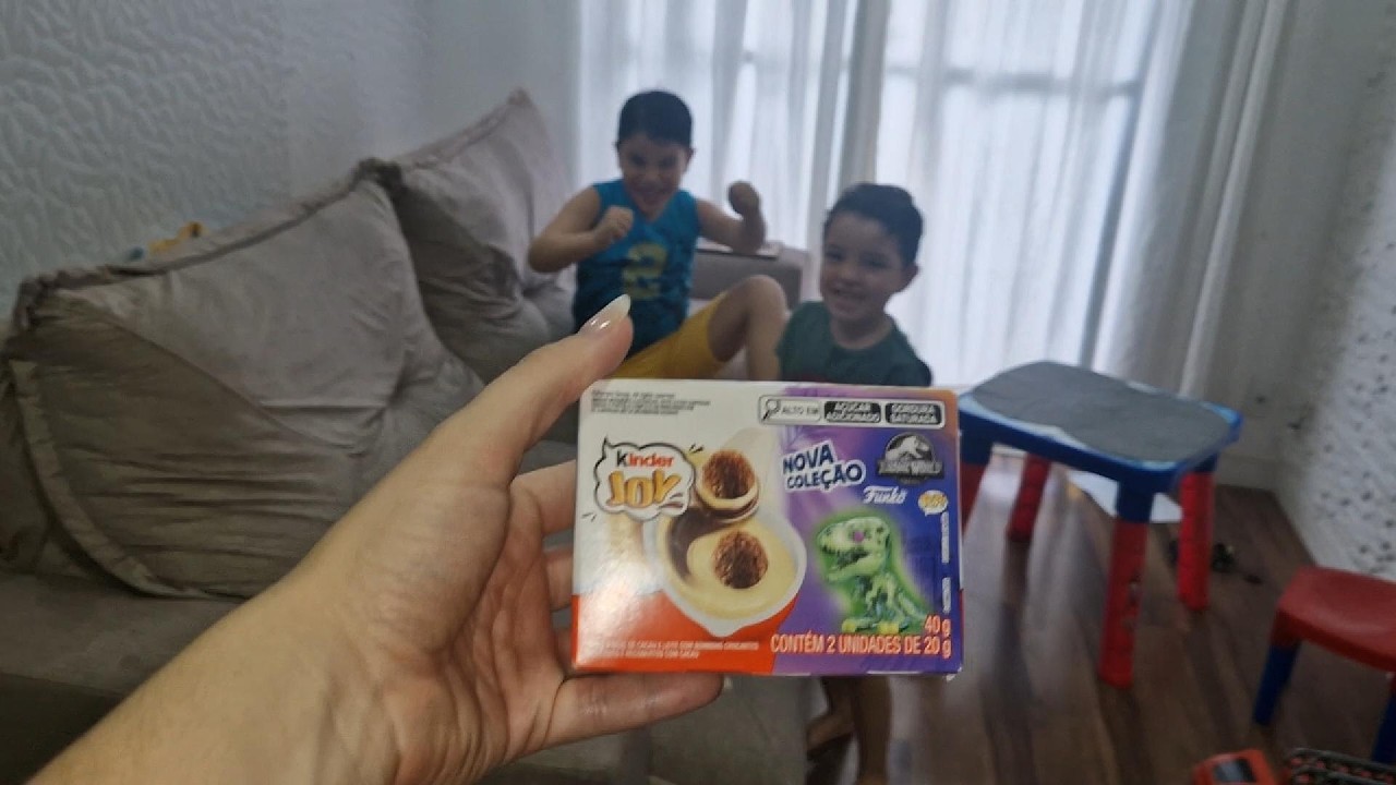 Completando a coleção Kinder Joy Funko Jurassic World