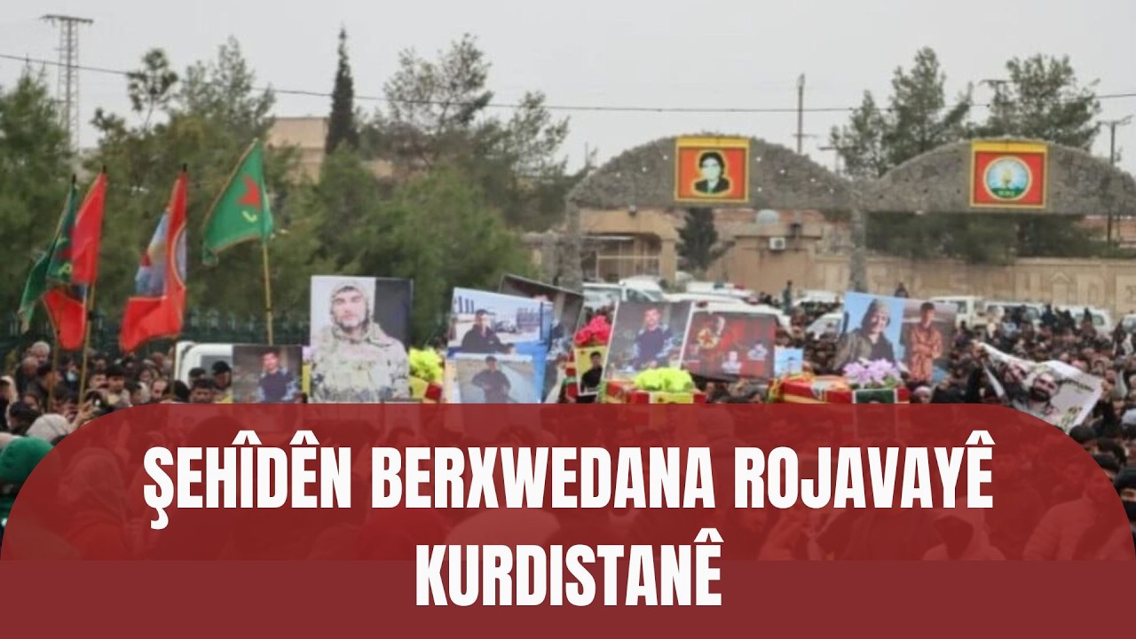Li Kobanê ji bo şehîdên berxwedana rûmetê merasim hebû.