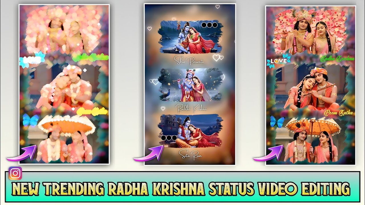 Instagram Viral Radha Krishna Video Editing | Radhe Krishna Status Video Editing | 2026 ka Video Edi