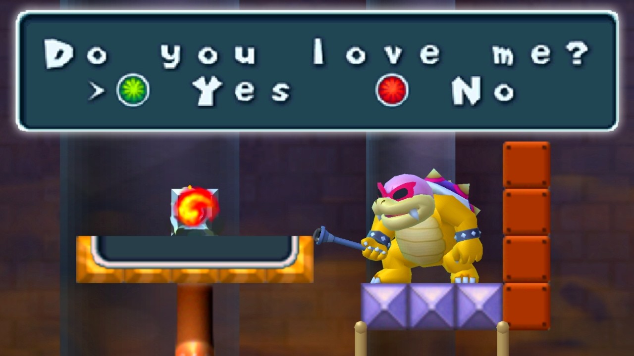 I made a Mario Dating Simulator.
