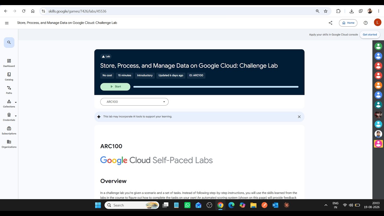 Хранение, обработка и управление данными в Google Cloud: Challenge Lab || Решение лабораторной ра...