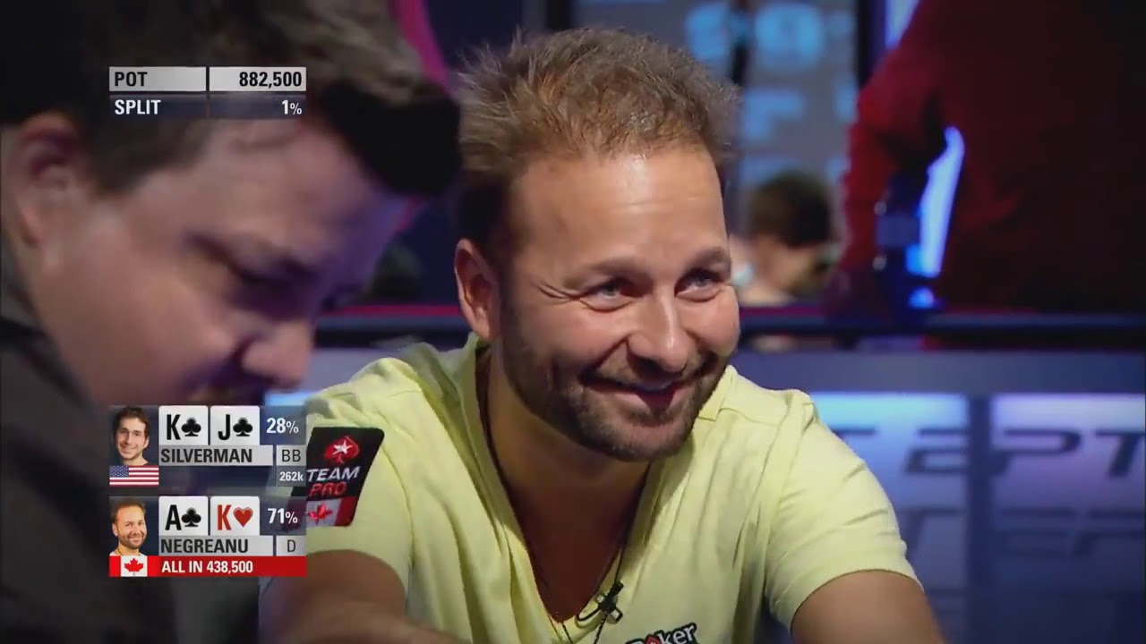 DID DANIEL NEGREANU REALLY MISCLICK?!?! OR WAS IT AN ANGLE SHOT - POKER HAND