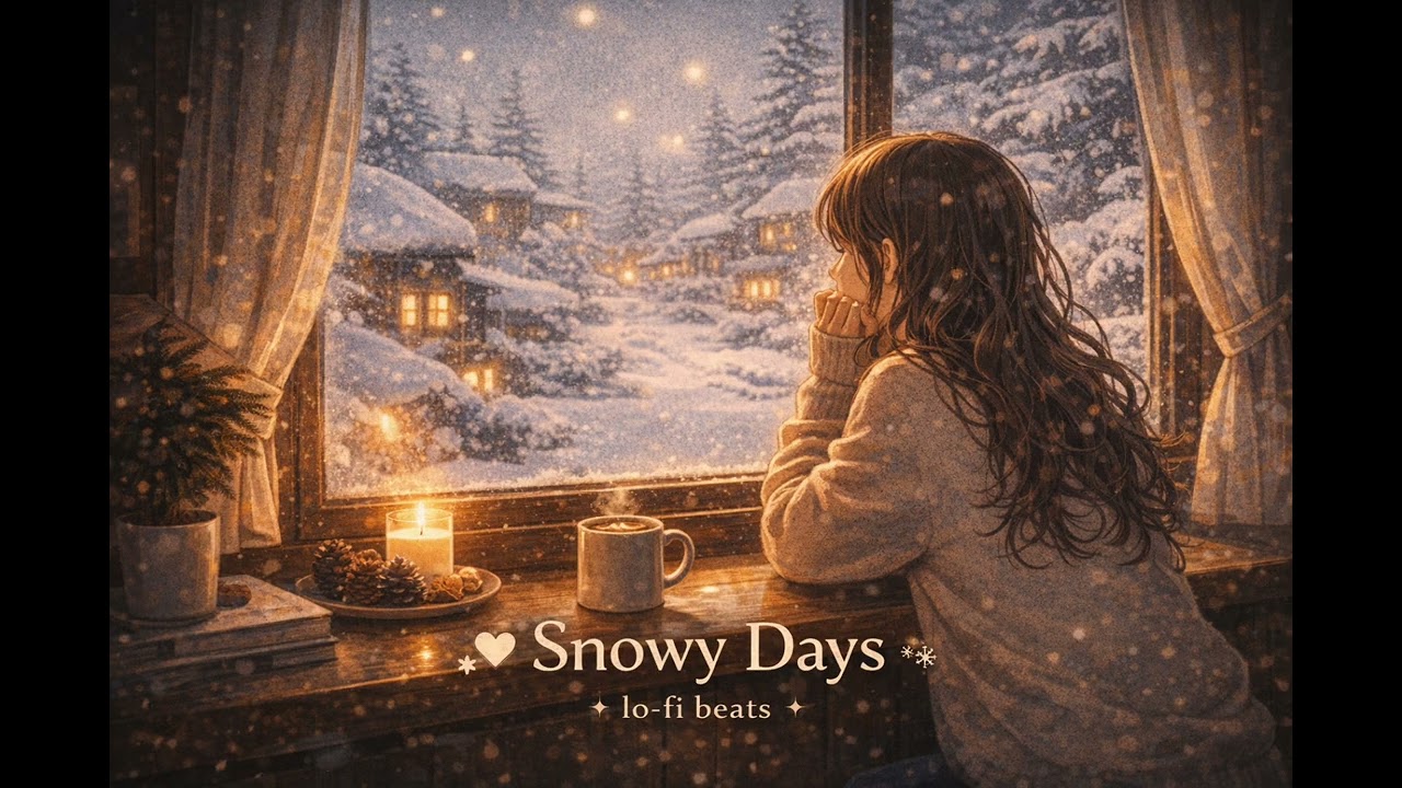 【作業用BGM 睡眠用BGM】Snowy Days-lo-fi beats