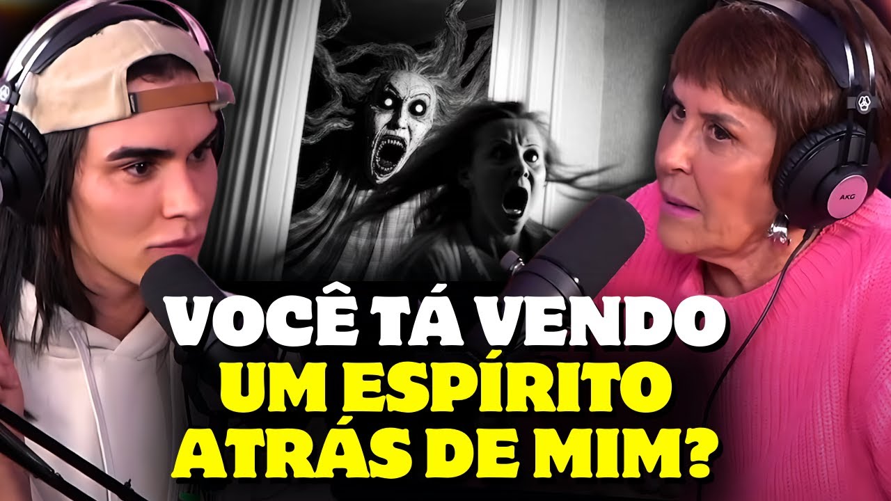 CHOCANTE! MARCIA SENSITIVA VÊ ESPÍRITOS DURANTE PODCAST AO VIVO 😨| PodcatsDelas Cortes