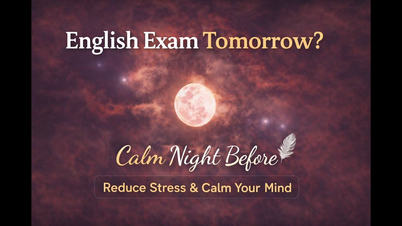 English Exam Tomorrow &ndash; Reduce Stress & Calm Your Mind