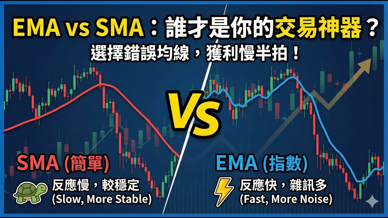 新手必看！均線 MA 終極指南：從參數設定到過濾雜訊，一次學會