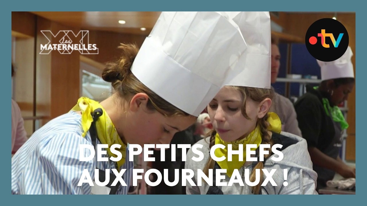 Un concours de cuisine entre collégiens - Les Maternelles XXL