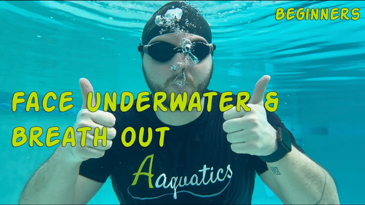 Learn how to put your face underwater & breathe out with these simple tips | Swimming For Beginners