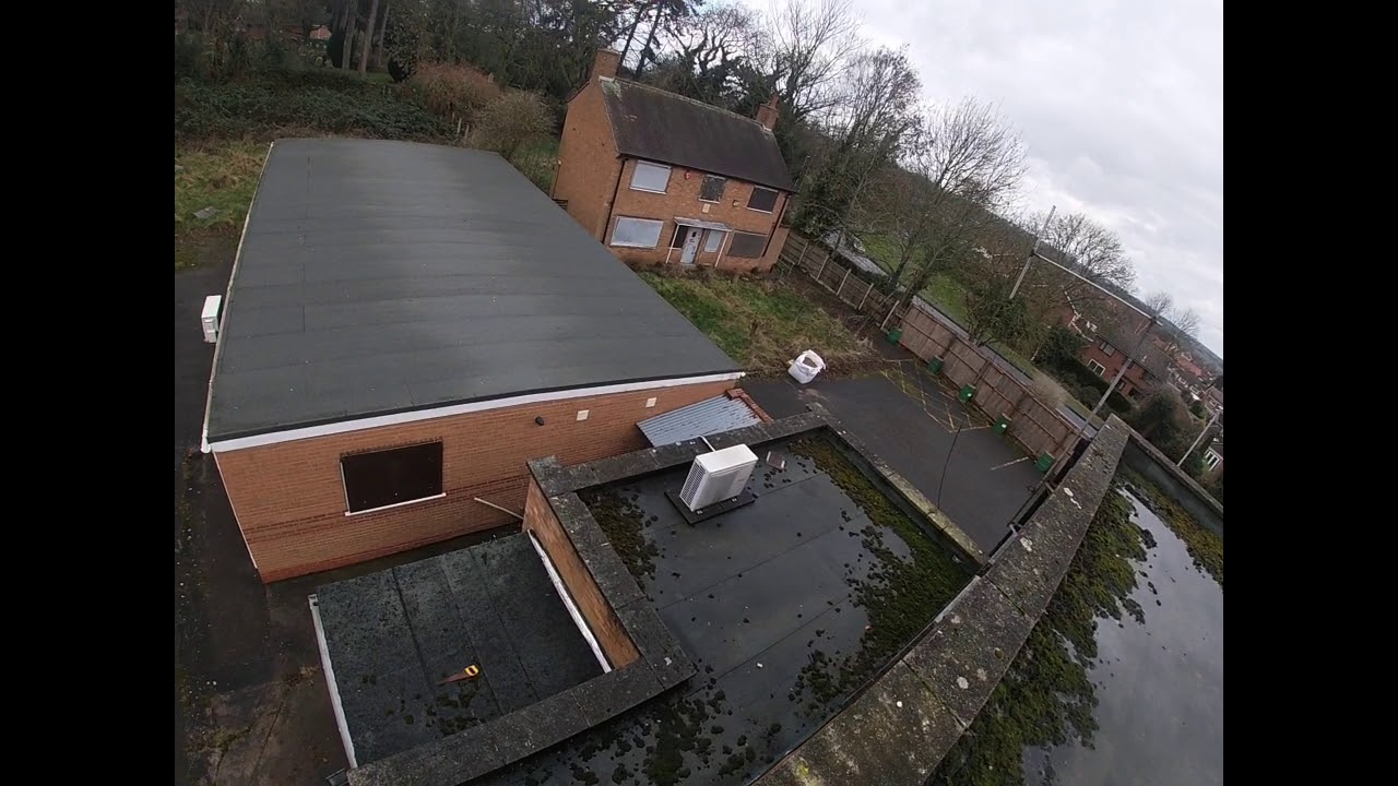 I GOT ON THE ROOF OF AN ABANDONED POLICE STATION (first GoPro Video)