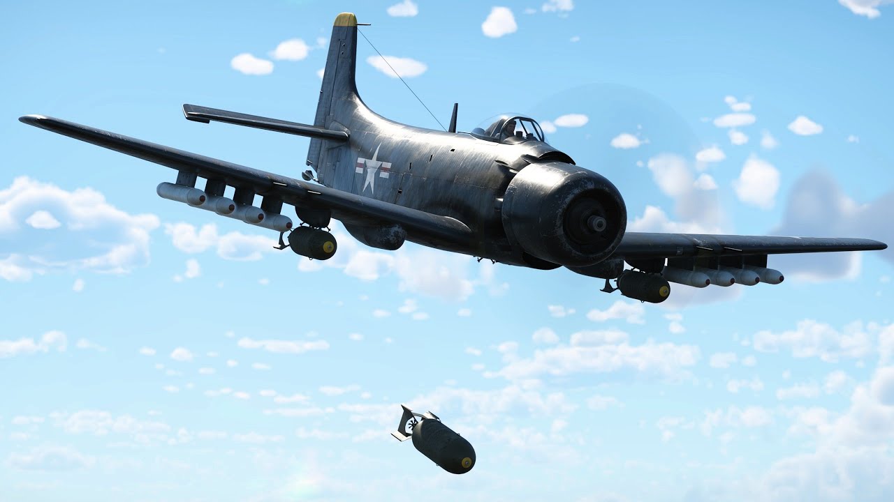 AD-4 Skyraider CAS in Ground SB (War Thunder)