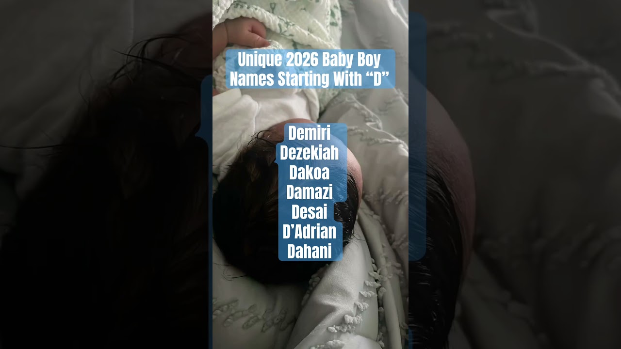 D boy names 