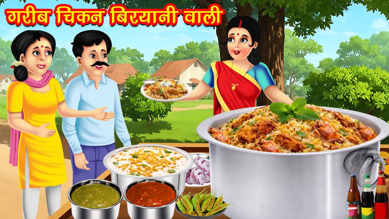 गरीब चिकन बिरयानी वाली | Garib Chicken Biryani Wali | Hindi Kahani | Moral Stories | Bedtime Stories