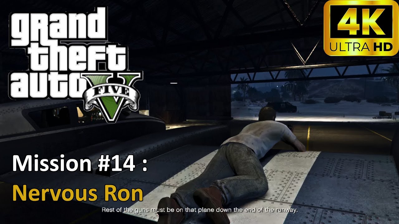 GTA 5 Story Mode – Mission #14 : Nervous Ron – (Trevor) | PS5 4K 60FPS