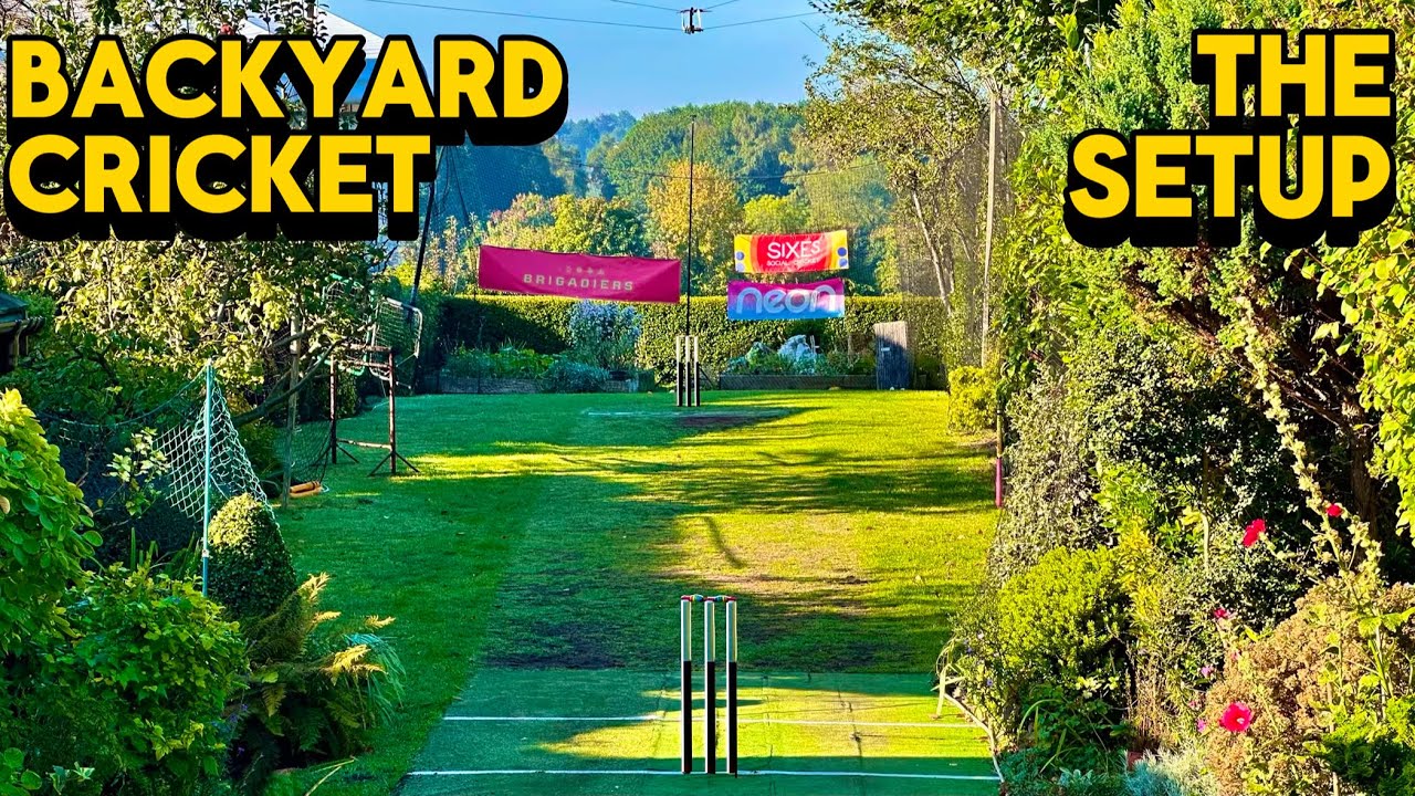 How we made the BEST Backyard Cricket pitch IN THE WORLD | The Setup