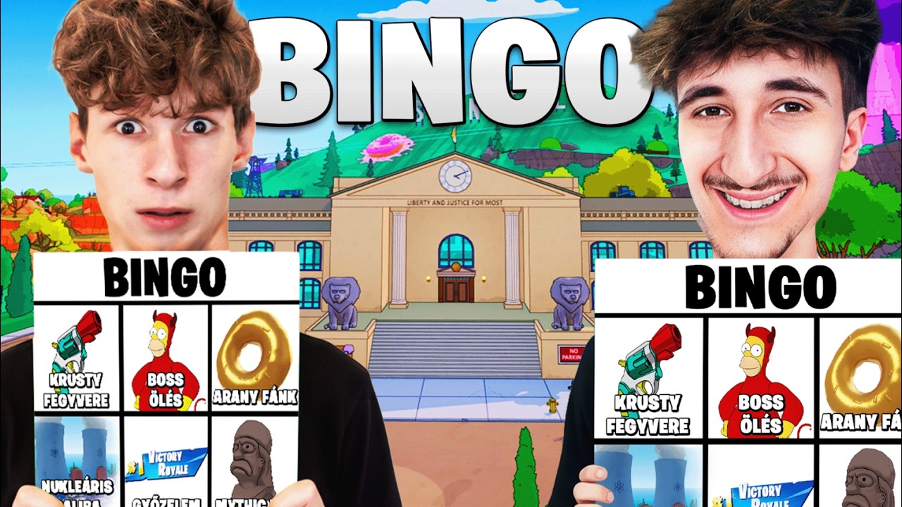 EXTRÉM Fortnite Simpson Bingo! (ft.Matyolat)
