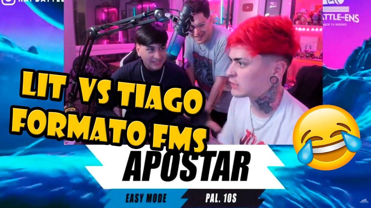 LIT killah vs Tiago PZK | FORMATO FMS ***Termina Mal***