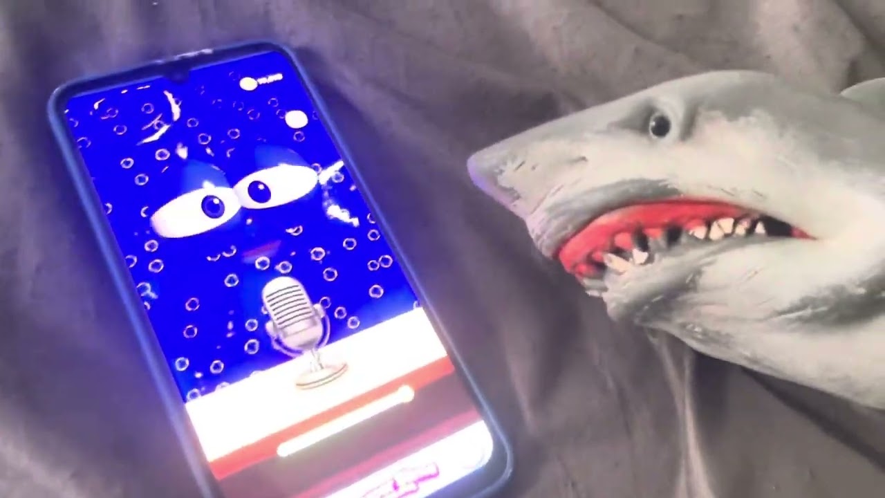 SB Movie: Shark Puppet Plays Bruno My Super Slime Pet! (Part 2)