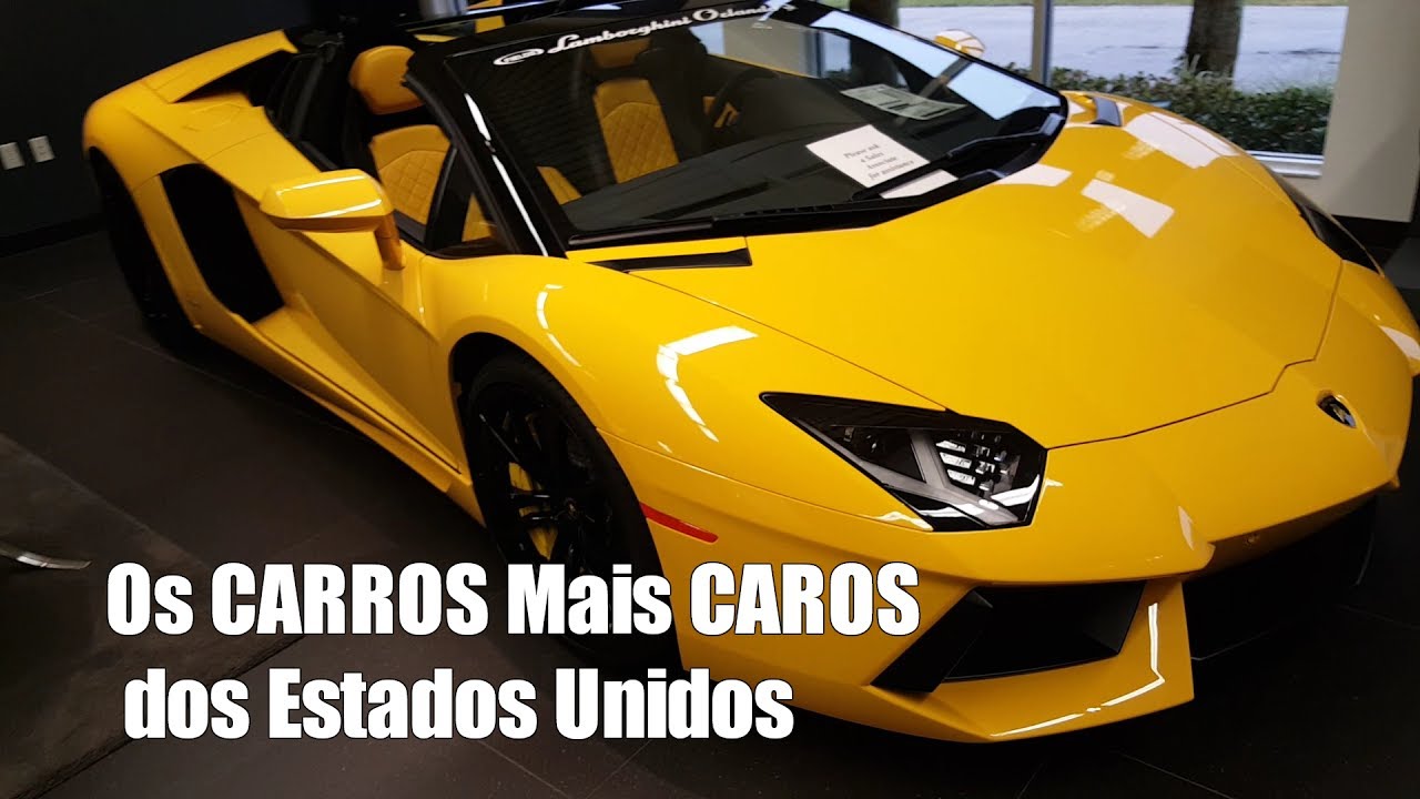 Os carros mais caros dos Estados Unidos em detalhes pelo Canal EUA.