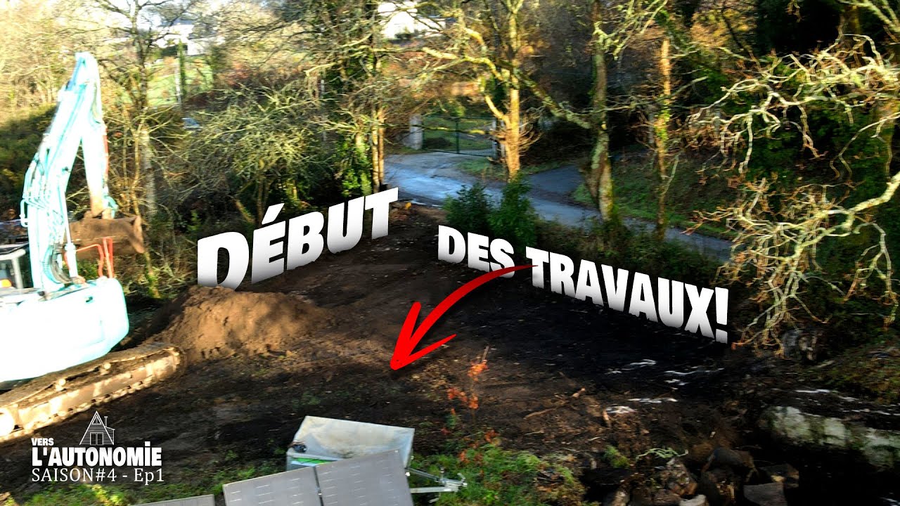 Je pars de ZÉRO 🚜🌲 Début de ma vie en autonomie + chantier maison A-Frame /// Vers l’autonomie S4ép1