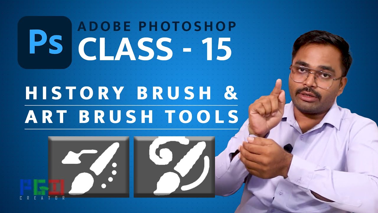 History Brush & Art History Brush Tool - Adobe Photoshop for Beginners - Class 15