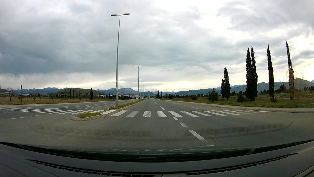VOŽNJA: Od Aerodroma Podgorica (TGD) do Starog Aerodroma | REAL-TIME ASMR zvuka motora [1080p 60FPS]