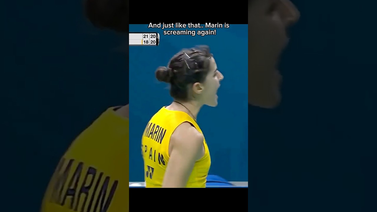 The Badminton Scream Battle 😂 | Marin vs Sun Yu