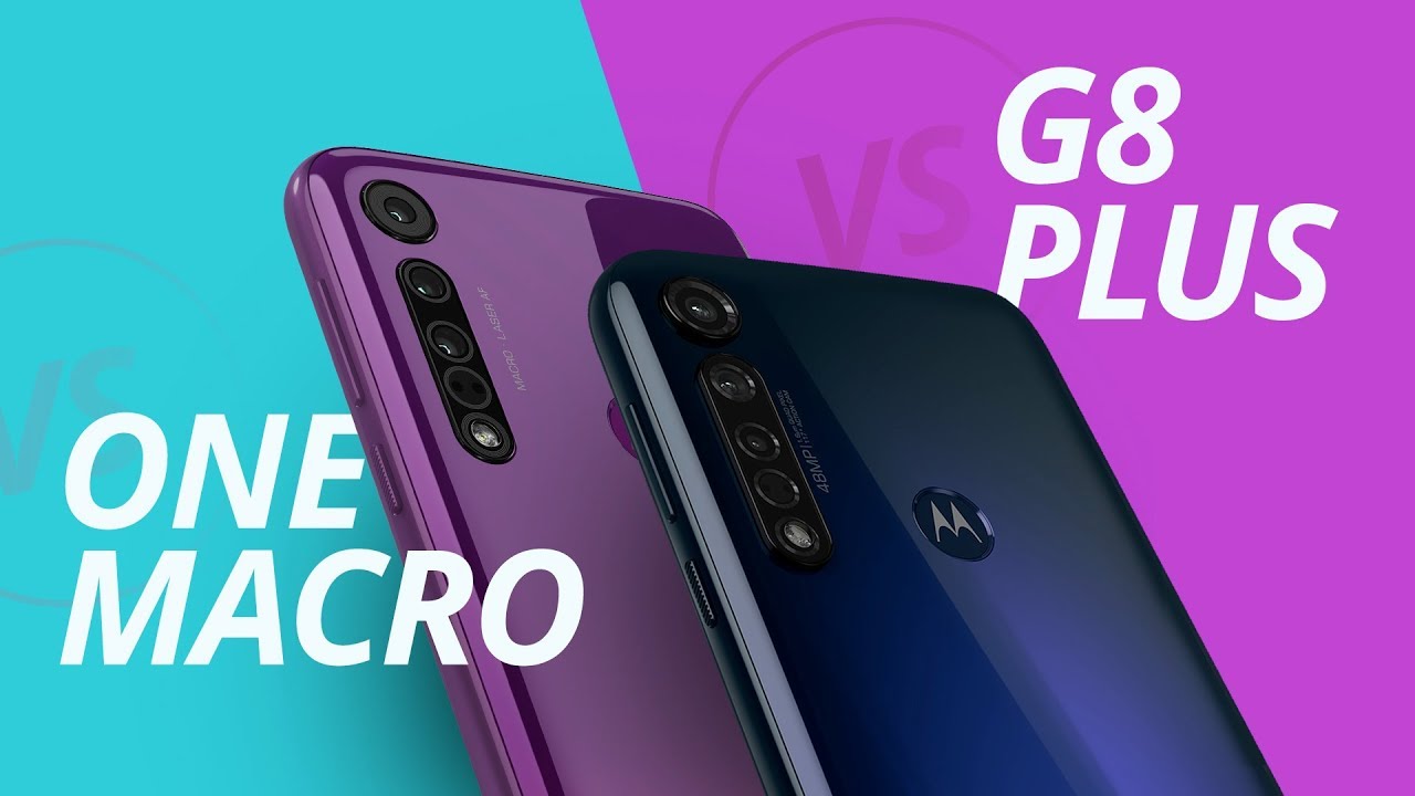 Motorola Moto G8 Plus vs Motorola One Macro [Comparativo]