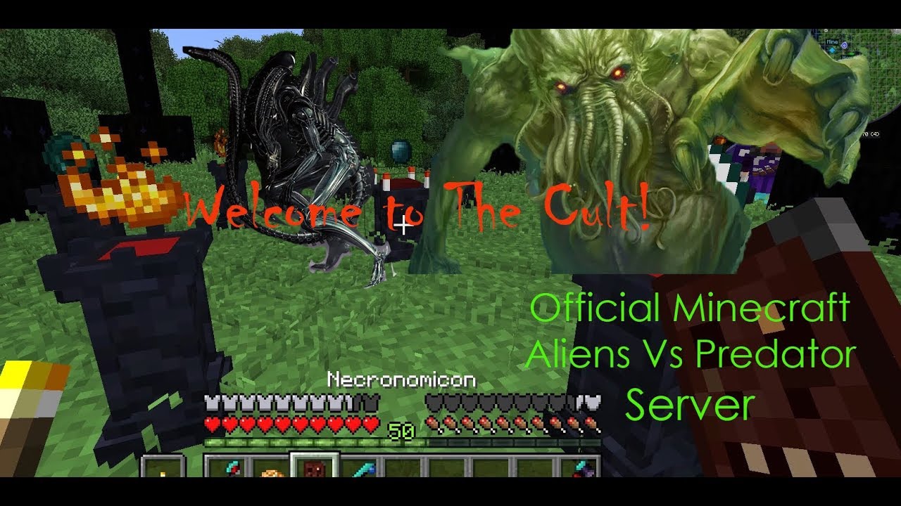 Minecraft AVP Server Episode 1: Welcome To The CUlt!