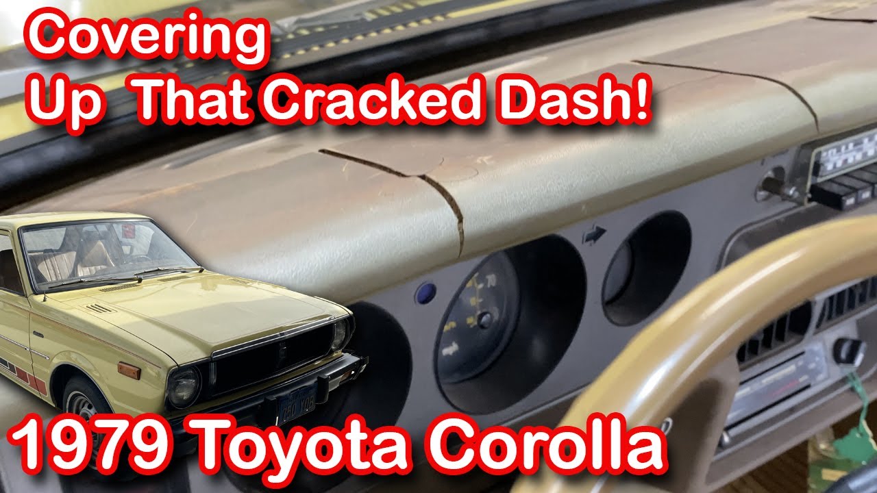 Painting a Molded Dash Cover for a 1979 Toyota Corolla TE31 / KE30