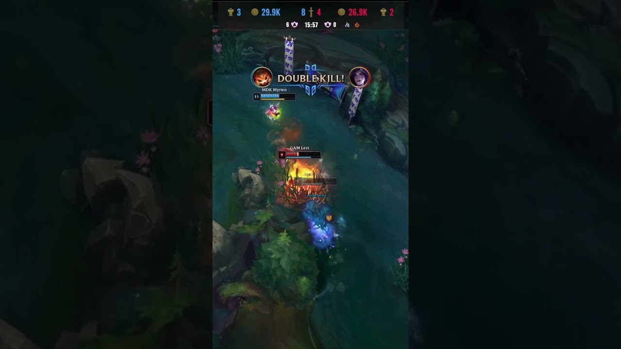 A MAD Lions KOI tem vantagem na luta, e finaliza a jogada com um TRIPLE KILL do Myrwn 🔥 