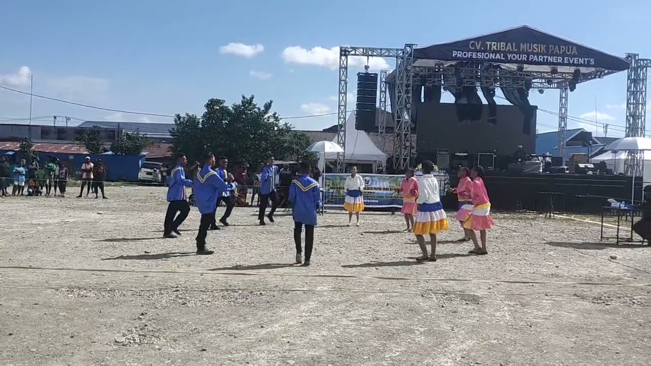 Lomba YOSPAN Memyongsong HUT PEMUDA SAIRERI KAB.MIMIKA (SANGGAR SENI PETEKO)