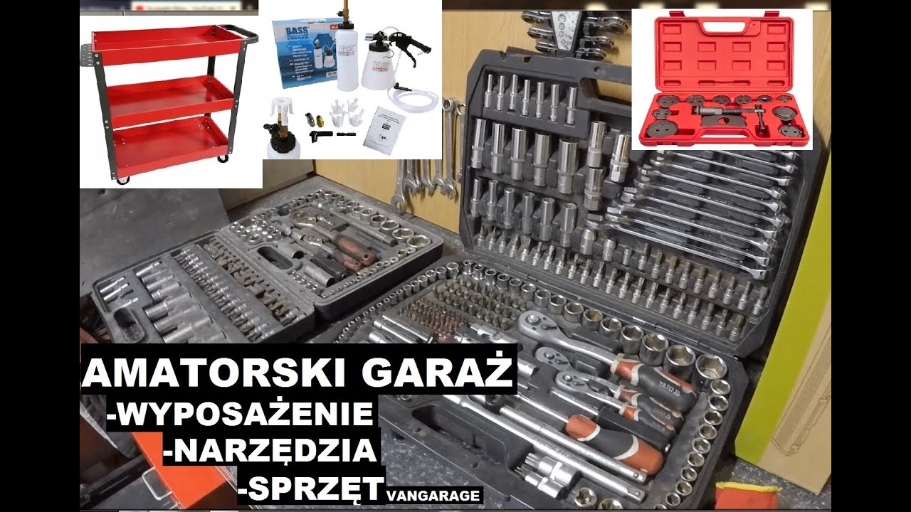 Mój amatorski garaż - wyposażenie - narzędzia