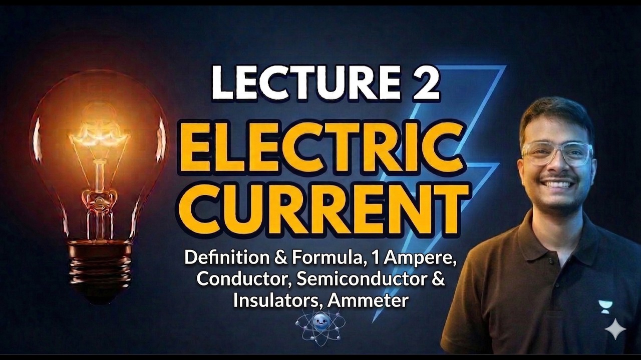 Class 10 Physics – Electricity | Electric Current | Drift Velocity | Ammeter