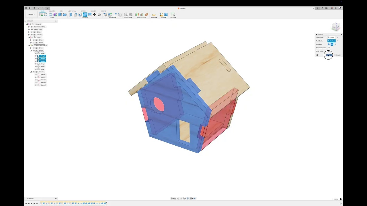 laser cut house part 2