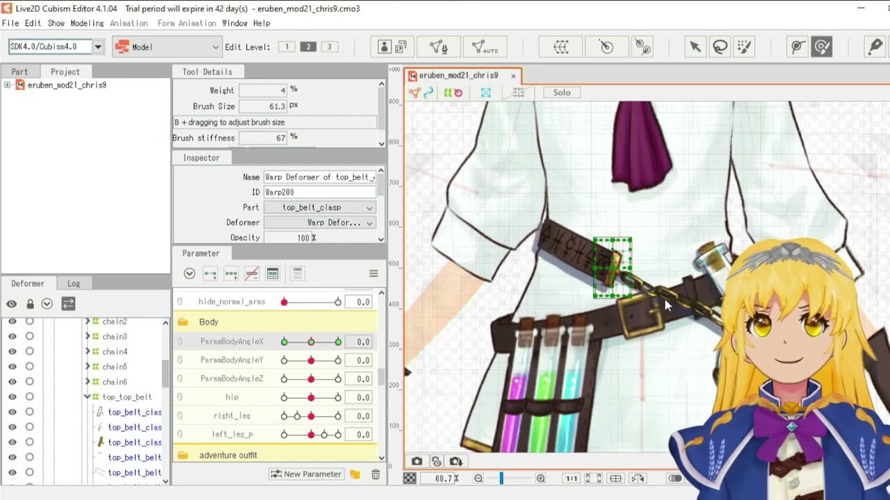 Live2D Rigging stream - March 16
