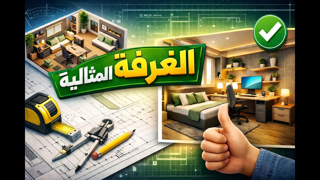 هندسة الغرفة المثالية | ازاي تصمم أوضتك بشكل مريح وعملي