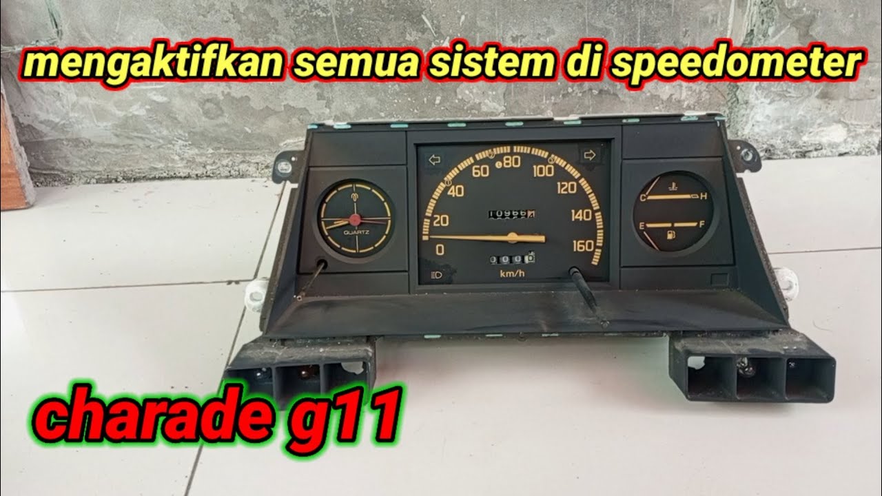 cara memperbaiki spidometer daihatsu charade g11