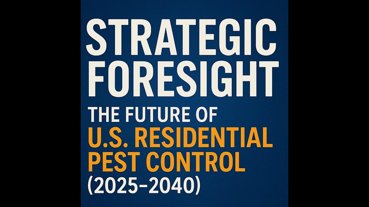 Future of Residential Pest Control: 2025-2040 | Get your Strategic Foresight from Creating Value LLC