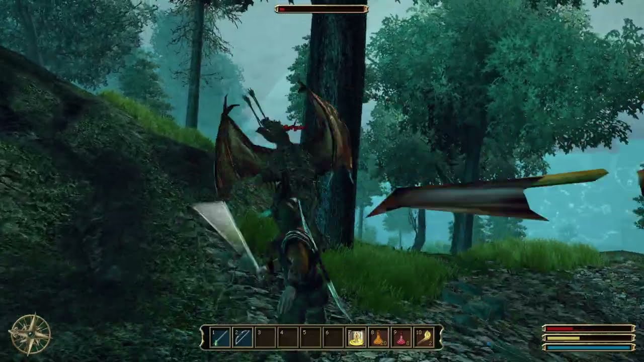 Gothic 3 Edycja Rozszerzona #20 PL - Arena w Faring, Jaskinia Rocka, Nordmarska Starka i Polowanie.