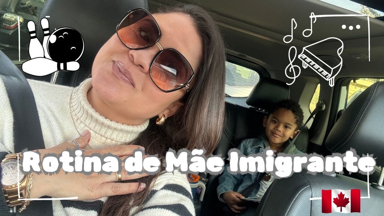 Minha Rotina de Mãe Imigrante em Calgary 🇨🇦 | Piano, Compras, Festinha no Boliche!