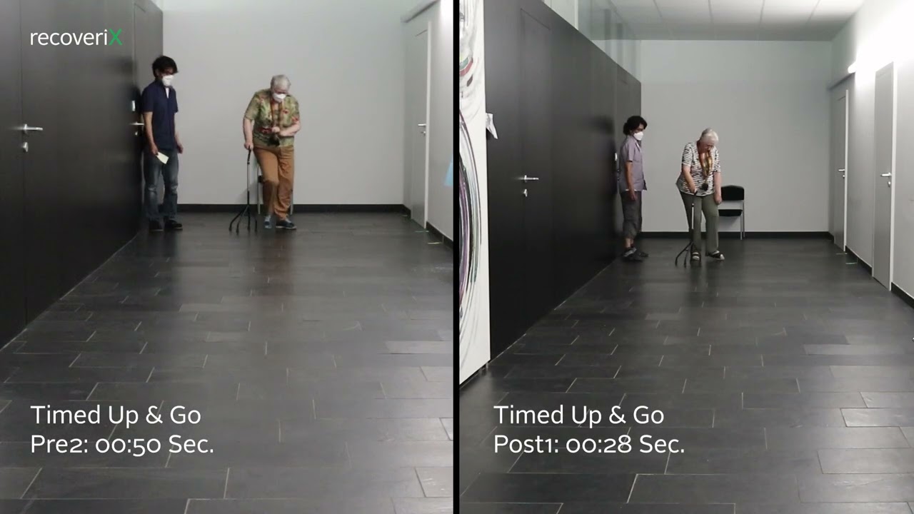 recoveriX Results in Lower Extremity: Timed Up and Go