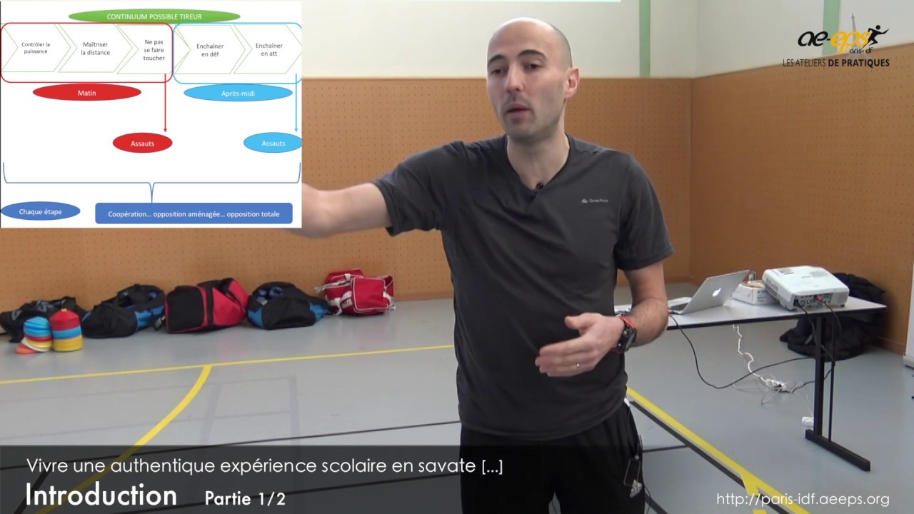 Olivier Larivière : Atelier de pratique savate - boxe française (partie « pratique ») – Vidéo 1/12