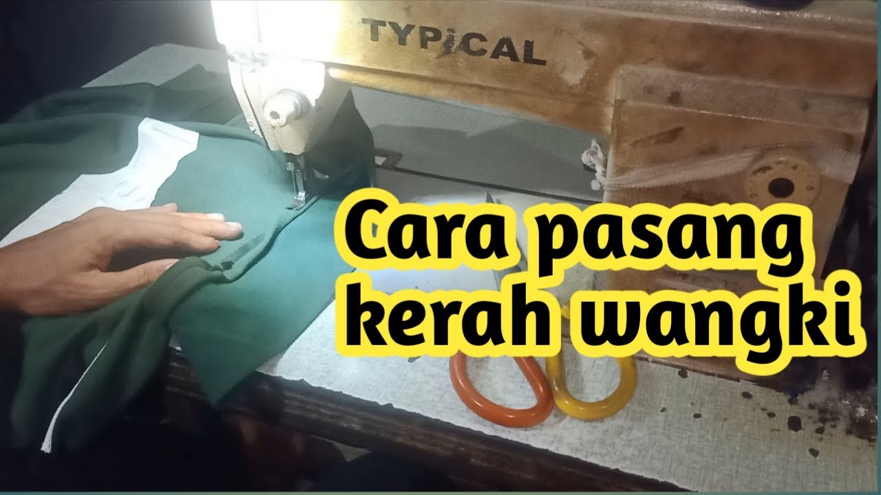 Gini tips dan triknya⁉️ cara pasang kerah kaos wangki || untuk pemula