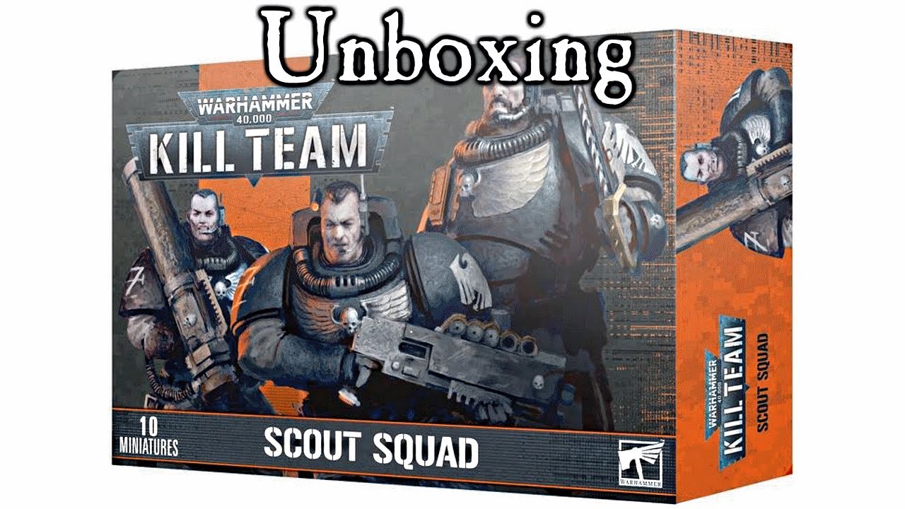 Warhammer 40.000 KILL TEAM - Scout Squad UNBOXING