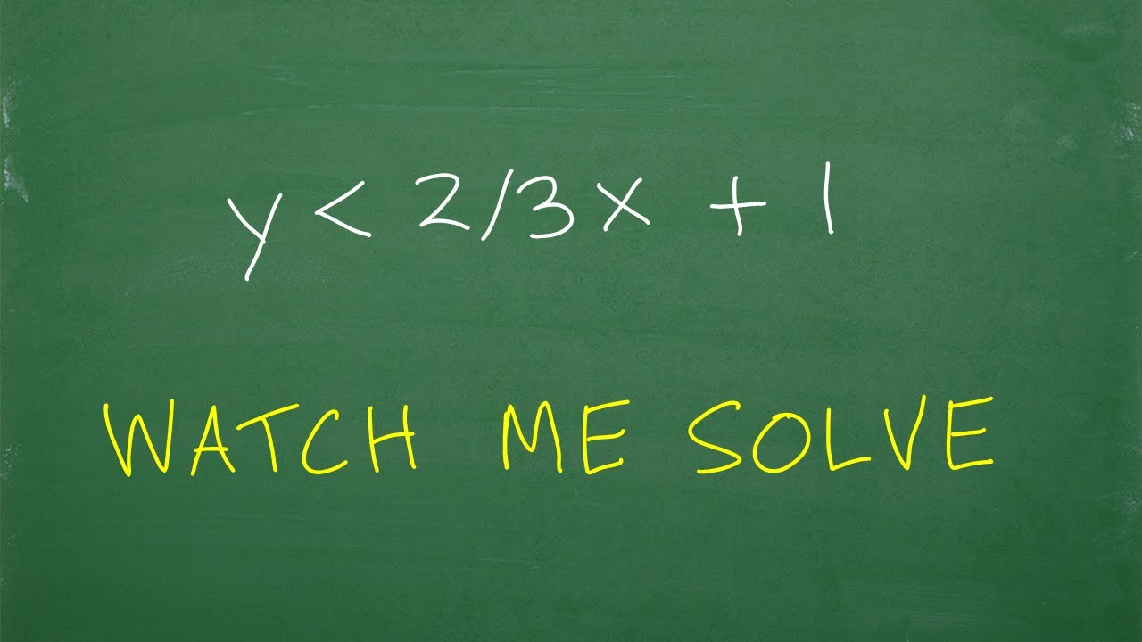 Watch me solve a 2 VARIABLE INEQUALITY step-by-step…