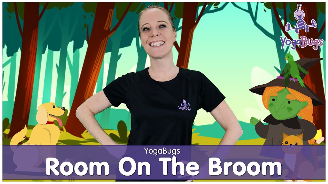 YogaBugs | Room on the Broom | Kids Yoga