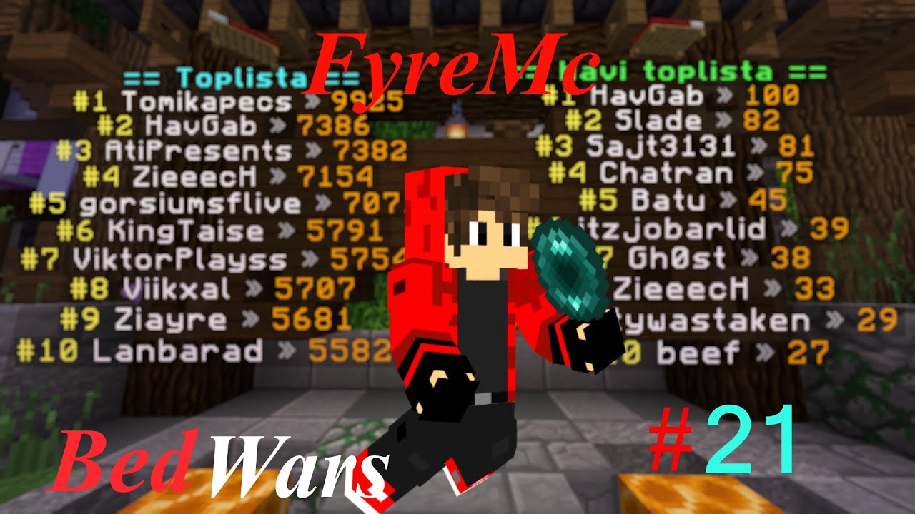 Újra TOP2 - FyreMc BedWars #21 - HavGab